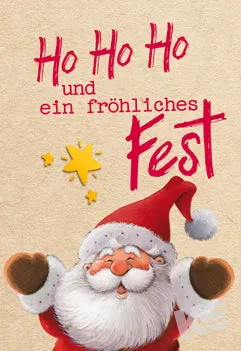 Kurt Eulzer 23-4683 kerstlabels 5 stuks kerstman