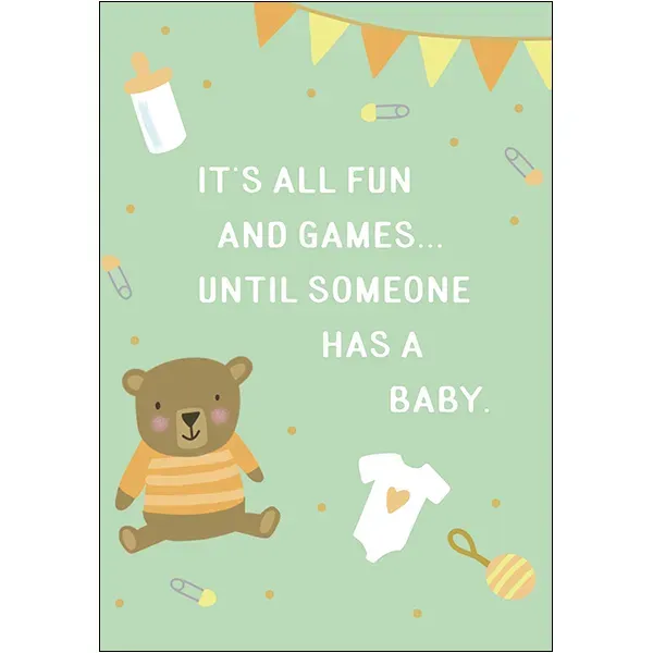 Sellers Publishing BC13180 baby felicitatiekaarten 6 stuks grappig